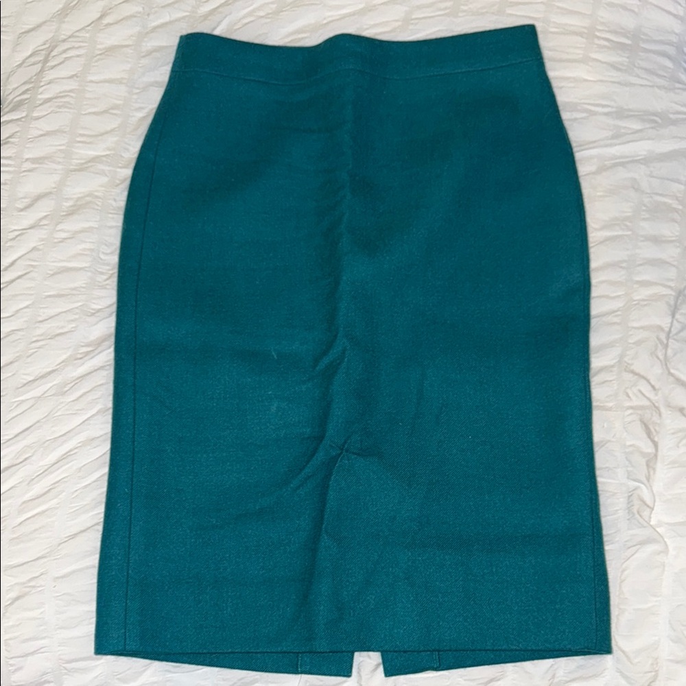 NWOT J. Crew Knee-Length Wool Pencil Skirt